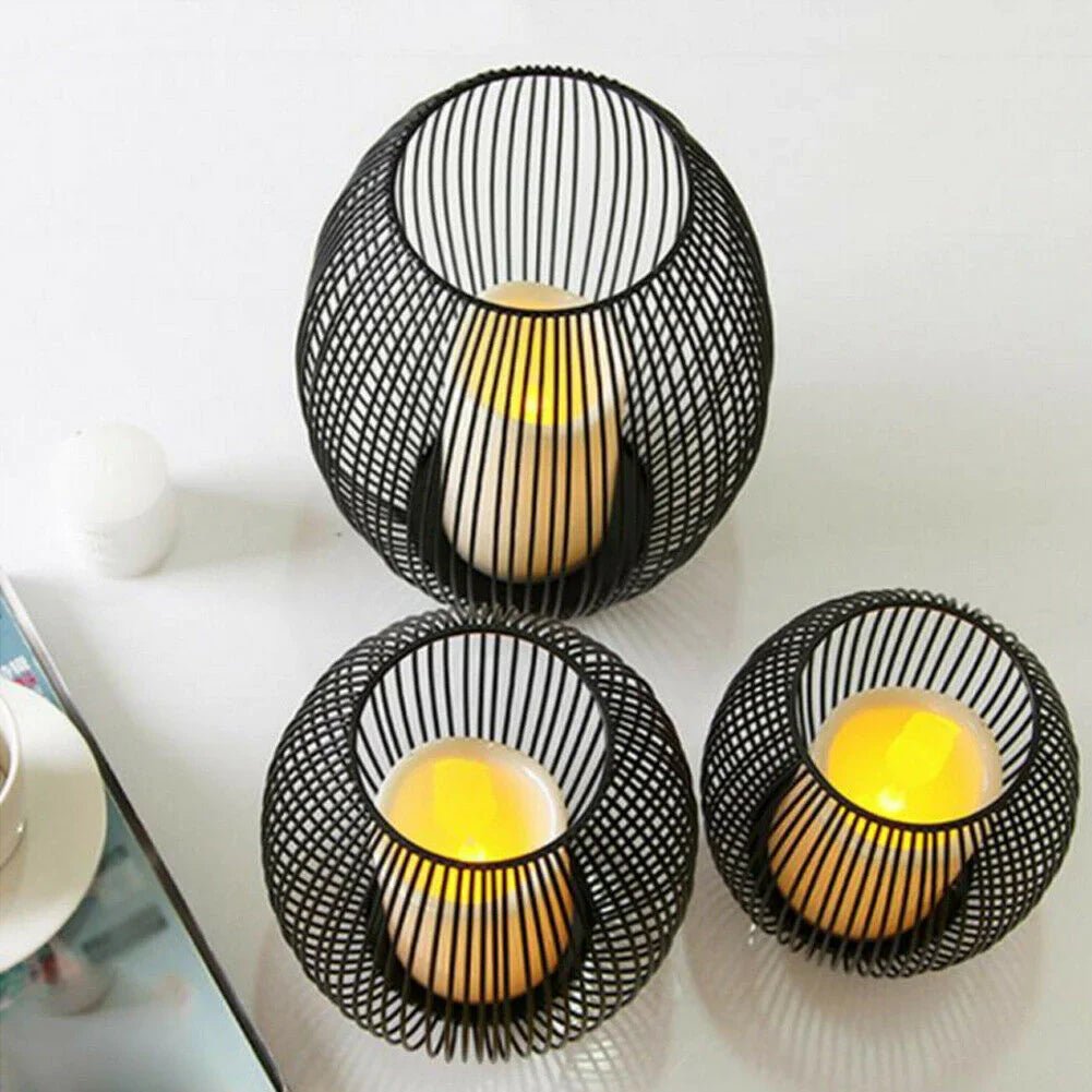 Iron Candle Stand, Metal, Home Decor Accent