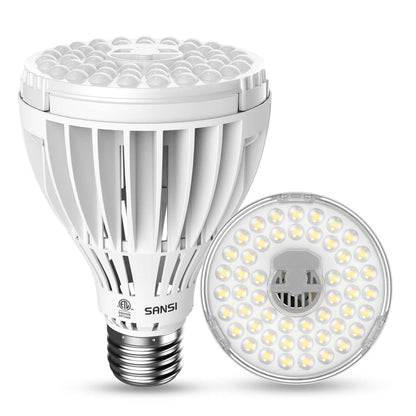 PAR25 LED Grow Light, 24W Full Spectrum, E26 Plant Bulb