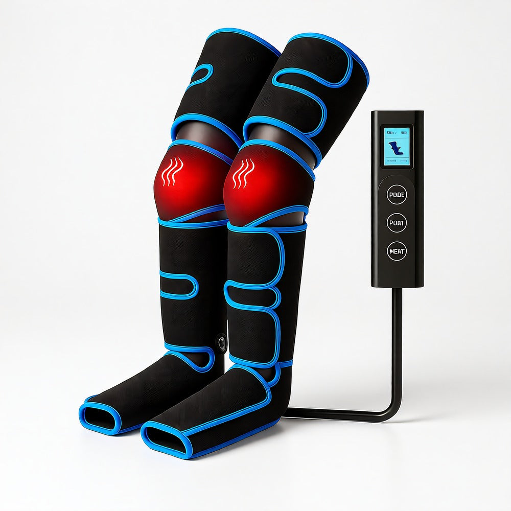 Foot Leg Massager Heated Deep Kneading Wireless Pain Relief