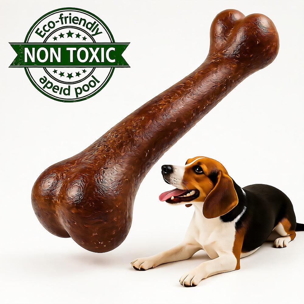Dog Dental Bone Bamboo Chew Toy Teeth Cleaning