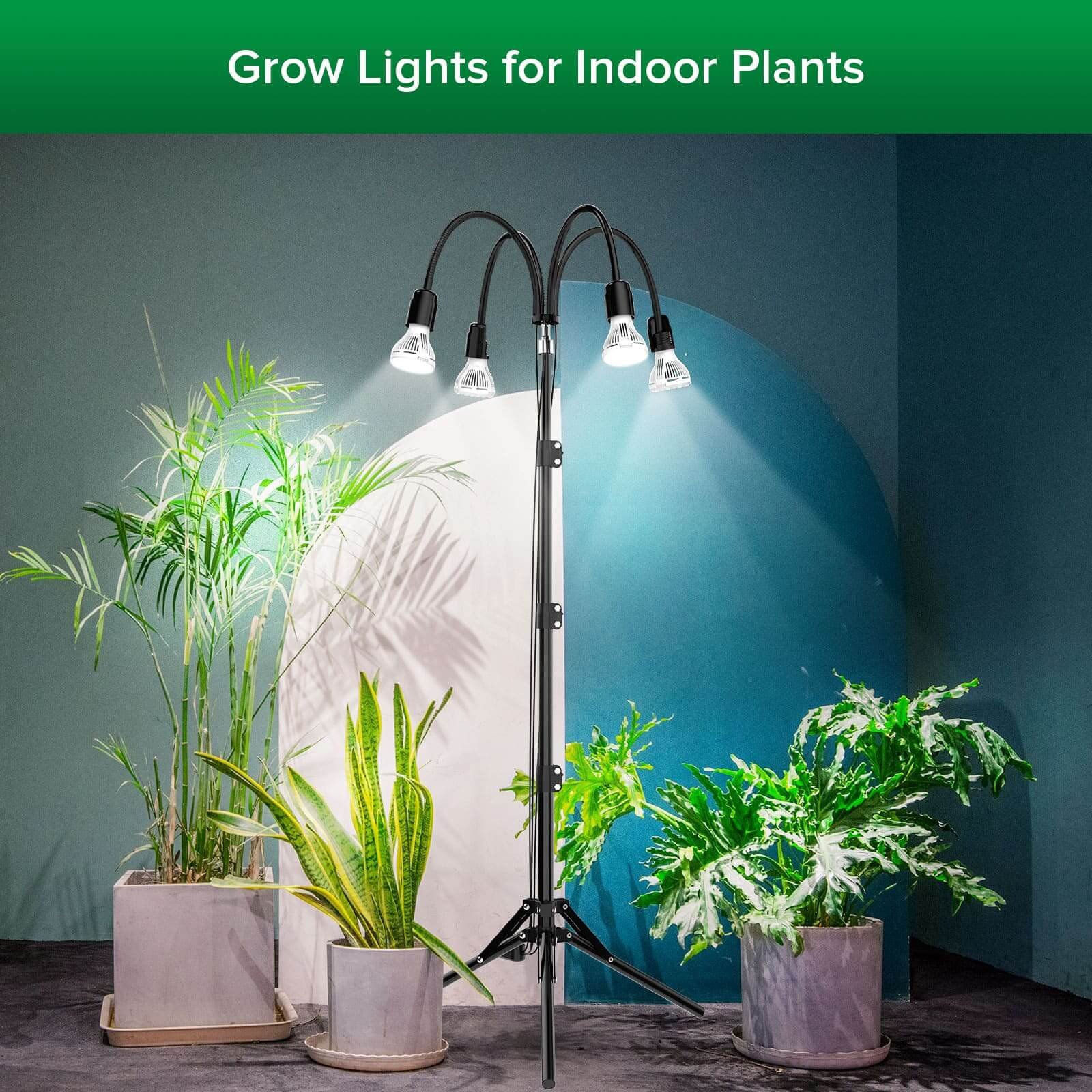 Grow Light, 40W, Remote Control, Adjustable, Tripod Stand Plant Light