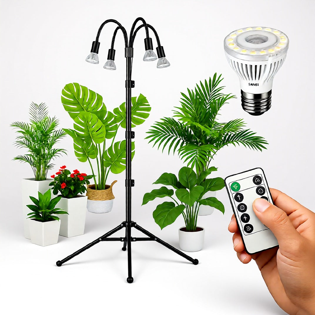 Grow Light, 40W, Remote Control, Adjustable, Tripod Stand Plant Light