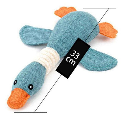 Dog Stuffie Toy, Durable Squeaker Eco-Friendly Plush for Play