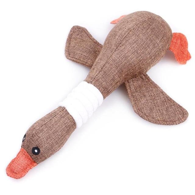 Dog Stuffie Toy, Durable Squeaker Eco-Friendly Plush for Play