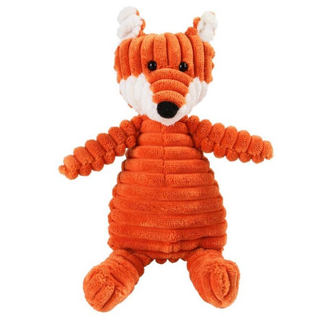 Dog Stuffie Toy, Durable Squeaker Eco-Friendly Plush for Play