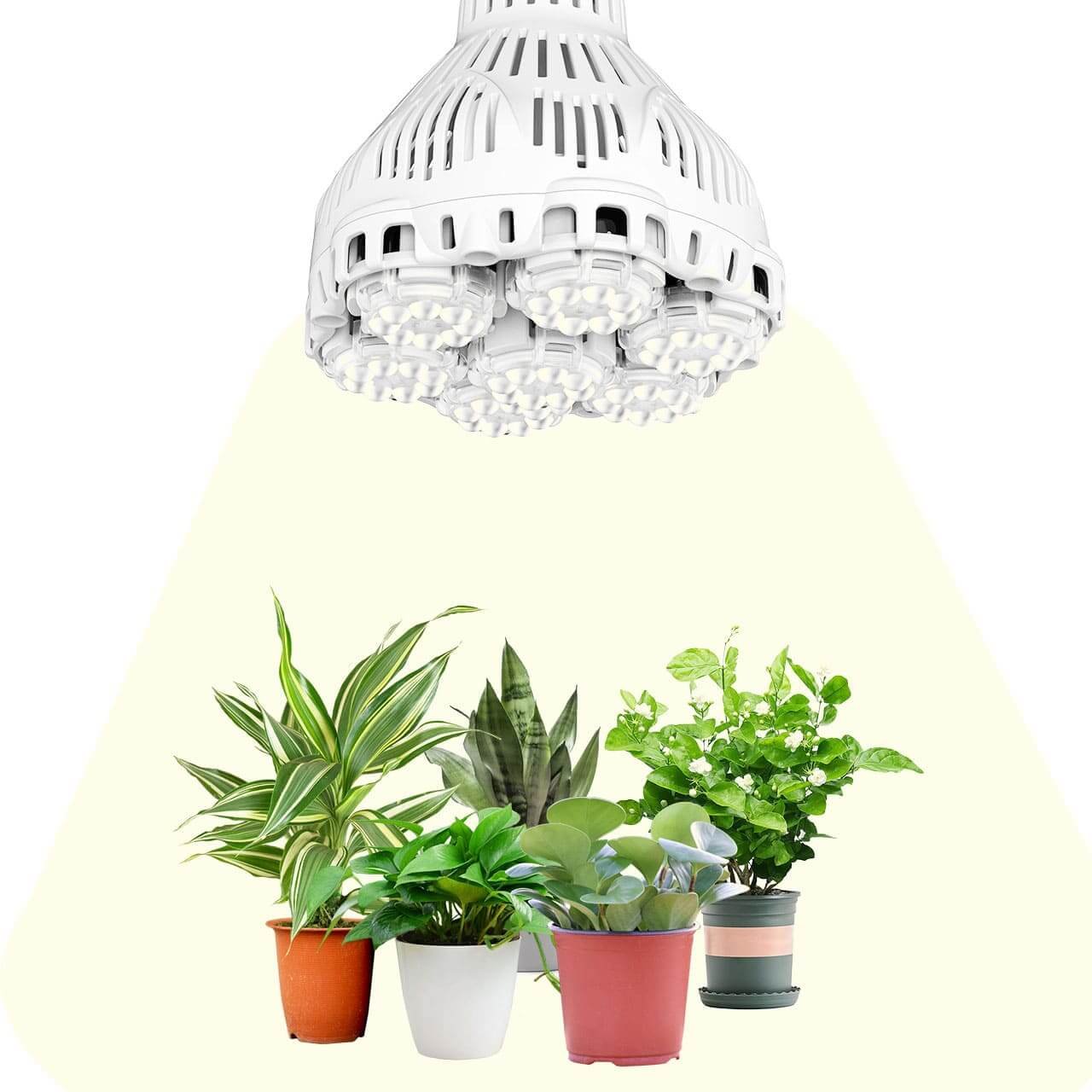 BR30 LED Grow Light, 40W, Full Spectrum, Remote Dimmable Plant Bulb