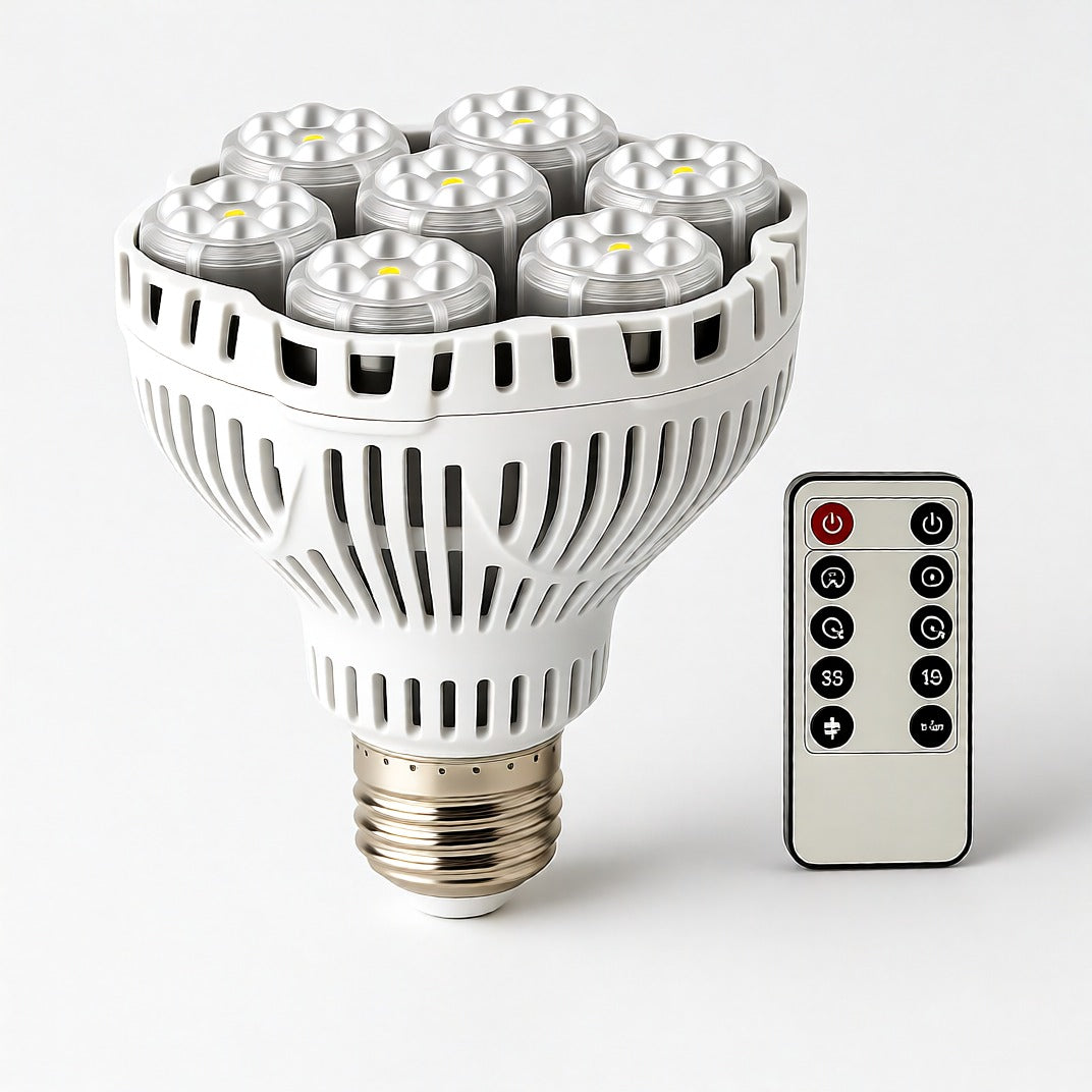 BR30 LED Grow Light, 40W, Full Spectrum, Remote Dimmable Plant Bulb