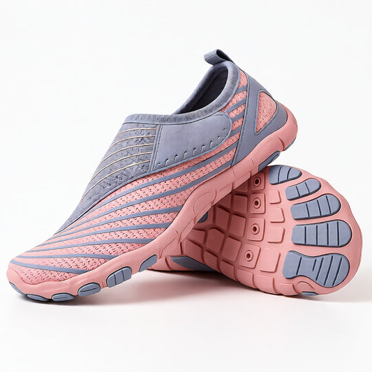 Solyn-Mauve Slip-on Breathable Sports Shoe Casual Athletic