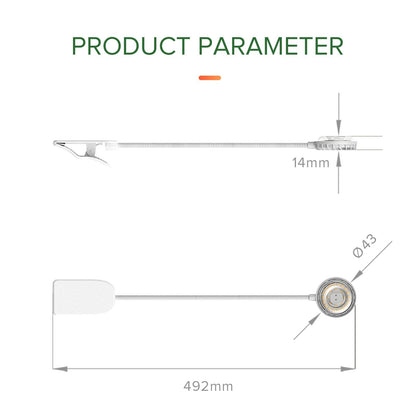 5W Pot Clip LED Grow Light, 4000K, E26, Indoor Plant