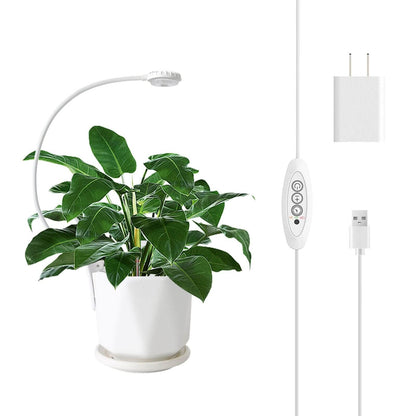 5W Pot Clip LED Grow Light, 4000K, E26, Indoor Plant