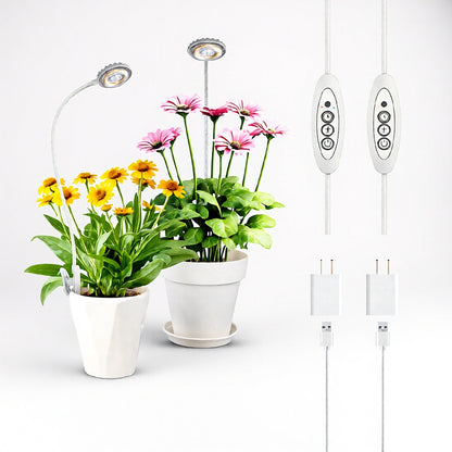 5W Pot Clip LED Grow Light, 4000K, E26, Indoor Plant