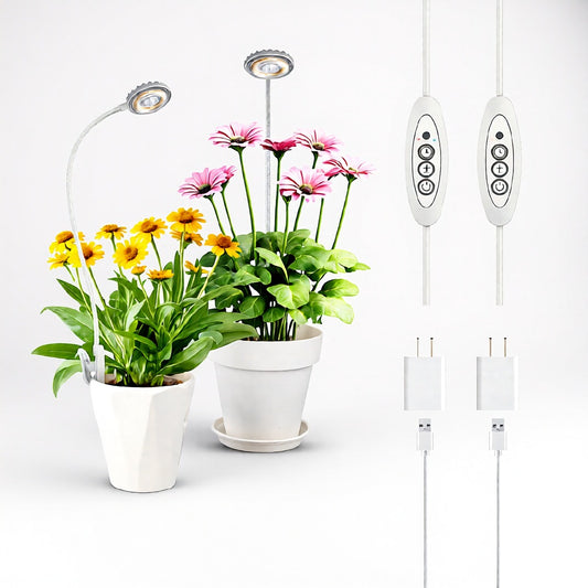 5W Pot Clip LED Grow Light, 4000K, E26, Indoor Plant