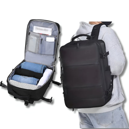 Travel Bag, USB Port, Compartments, For Travel