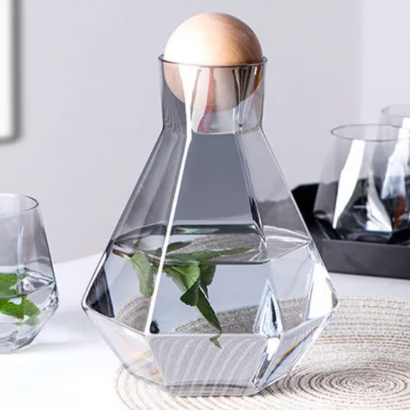 Diamond Drinkware 5-Piece Set Glass Beverage