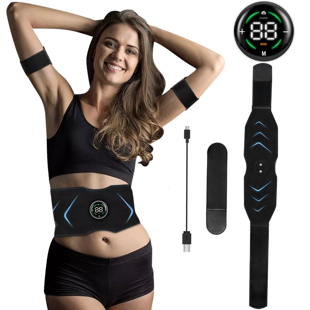 Abdominal Belt, EMS Wireless Rechargeable Toning Belt