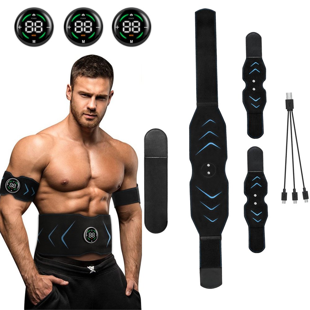 Abdominal Belt, EMS Wireless Rechargeable Toning Belt