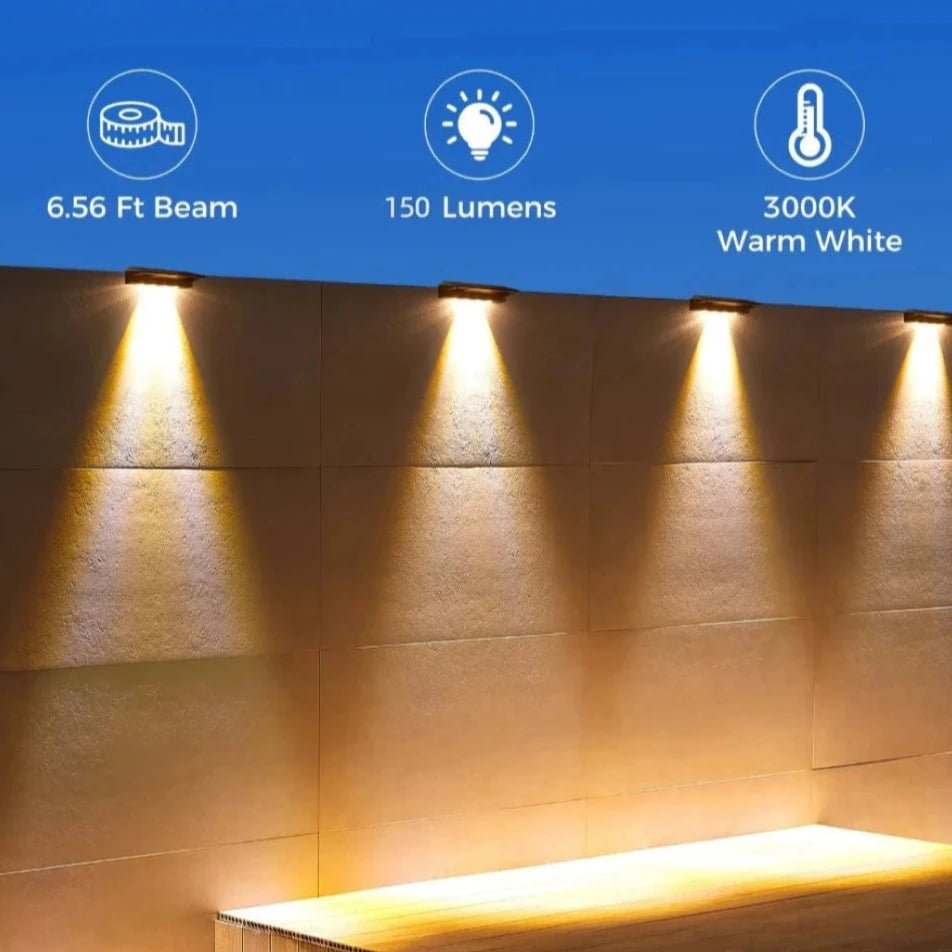 Solar Accent Light LED 2-Piece Dusk-to-Dawn Set Outdoor