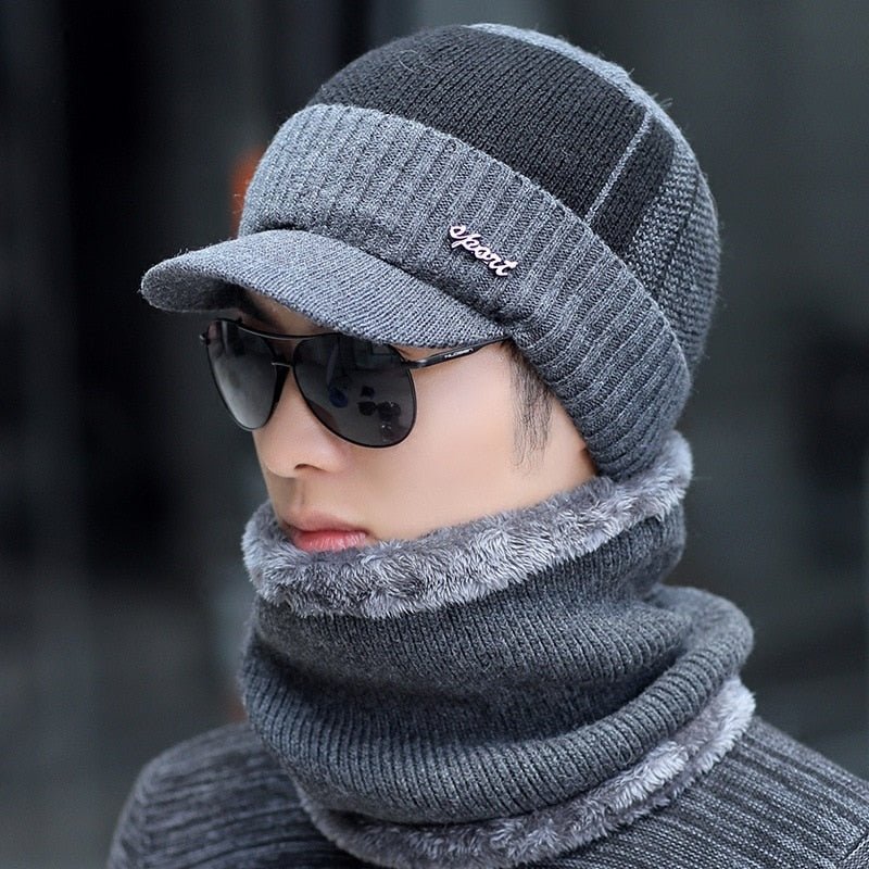 Winter Hat, Woolly Lined, Convertible, Cold Weather