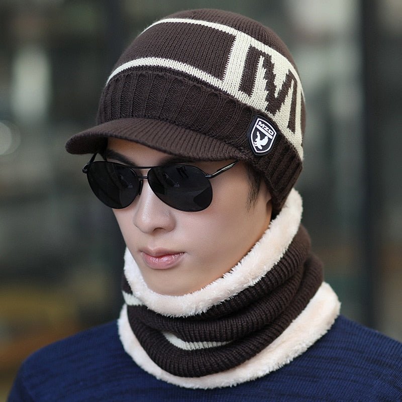 Winter Hat, Woolly Lined, Convertible, Cold Weather