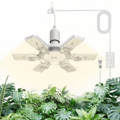 LED Grow Light, 60W, Folding Wings, Indoor Plants