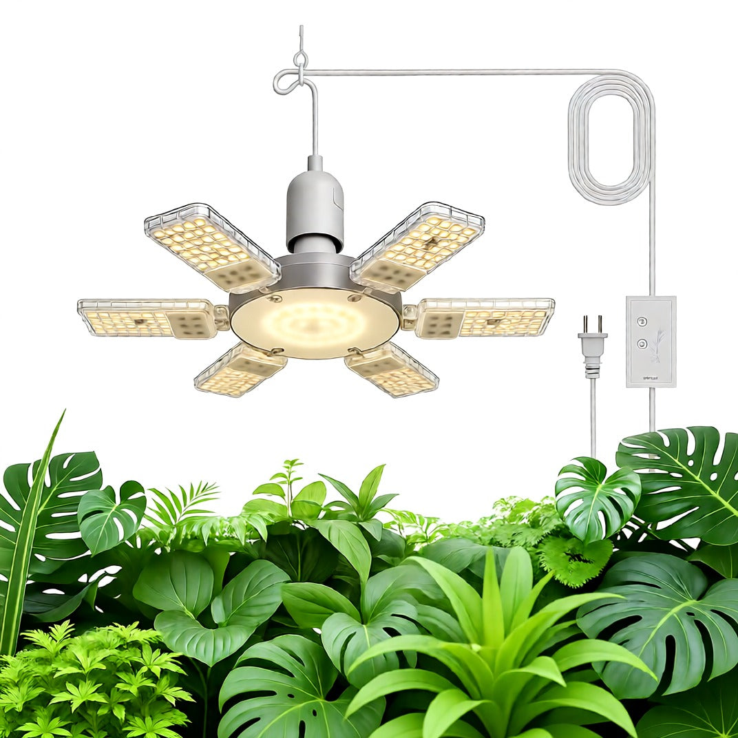 LED Grow Light, 60W, Folding Wings, Indoor Plants