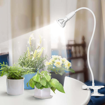 10W LED Grow Light, Clip-on, Full Spectrum Plant Light