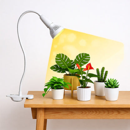 10W LED Grow Light, Clip-on, Full Spectrum Plant Light