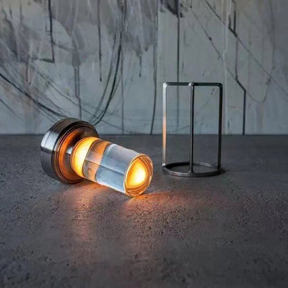 Crystal Table Lamp Dimmable USB 7in Cordless Ambient