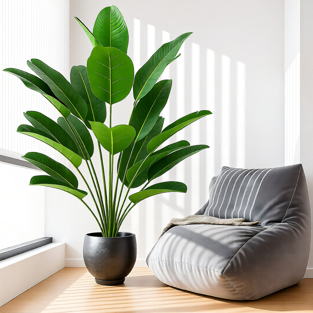 Faux Banana Plant 41in Silk UV Resistant Decor