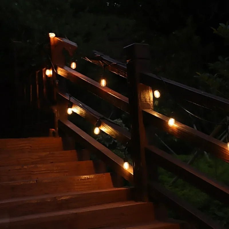 Vintage String Lights, 20 LED Edison, 32ft, Dimmable, IP44, Plug-in, Indoor/Outdoor