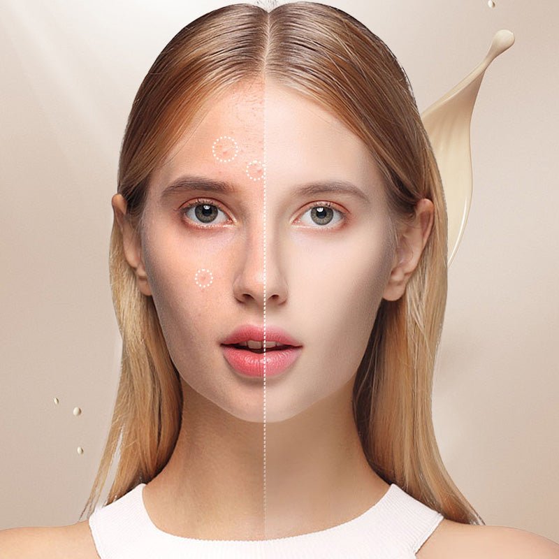 Natural Matte Foundation Stick with Brush, Travel Face Touch-up