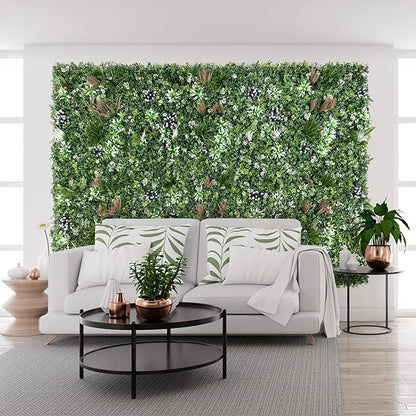 Artificial Plant Wall, 19 in. Square, Panel, Indoor Decor