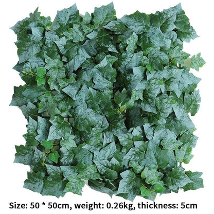 Artificial Plant Wall, 19 in. Square, Panel, Indoor Decor
