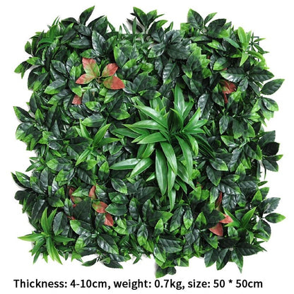 Artificial Plant Wall, 19 in. Square, Panel, Indoor Decor
