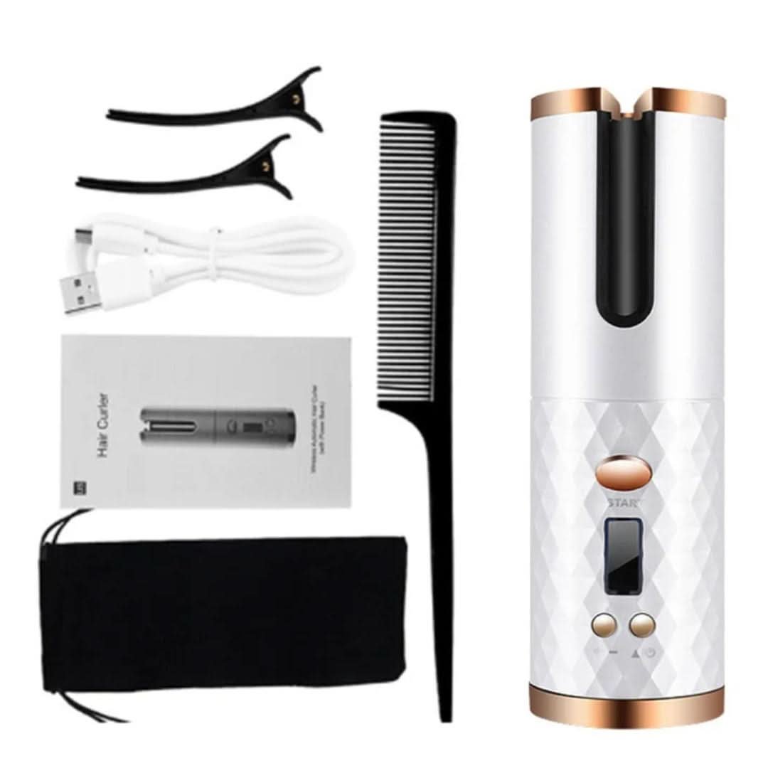 Automatic Curling Iron Cordless Rechargeable Portable Hair Styler