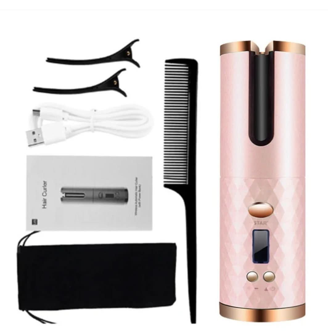 Automatic Curling Iron Cordless Rechargeable Portable Hair Styler