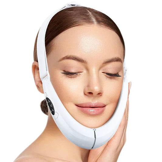 Face Lifting Belt Vibration LED Anti-Aging Firming