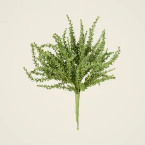 Lifelike Green Sedum Artificial Plant Arrangement, 12 Inch for Living Room, No Watering Needed, Maintenance Free with Vase