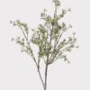 Lifelike Seeded Eucalyptus Faux Floral Stems, 27 Inch Artificial Greenery for Living Room, Fall Decor, Maintenance Free with Vase