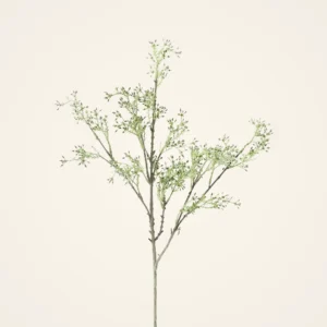 Lifelike Seeded Eucalyptus Faux Floral Stems, 27 Inch Artificial Greenery for Living Room, Fall Decor, Maintenance Free with Vase