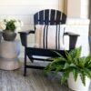 UV Resistant Boston Fern Artificial Plant, 23 Inch Green Indoor, Outdoor Potted for Living Room, No Watering Needed, Maintenance Free
