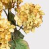 Lifelike Green Hydrangea Faux Flower Arrangement, 20 Inch Artificial Flowers for Living Room Luxury Decor, No Watering Needed with Vase