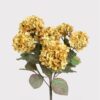 Lifelike Green Hydrangea Faux Flower Arrangement, 20 Inch Artificial Flowers for Living Room Luxury Decor, No Watering Needed with Vase