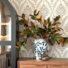 Lifelike Green Magnolia Faux Floral Stems, 37