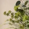 Lifelike Wild Eucalyptus & Green Berry Faux Flower Arrangement, 18 Stems Artificial Silk Flowers for Living Room, Spring Decor, No Watering Needed