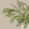 Lifelike Winter Fern Faux Floral Stems, 5 Artificial Greenery for Living Room Vase Not Included, Fall Decor No Watering Needed