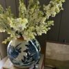 Lifelike Cream Lilac Faux Floral Stems, 30 Inch Artificial Flowers for Spring Decor, Elegant Home Accents, No Watering Needed