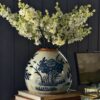 Lifelike Cream Lilac Faux Floral Stems, 30 Inch Artificial Flowers for Spring Decor, Elegant Home Accents, No Watering Needed