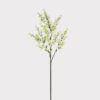 Lifelike Cream Lilac Faux Floral Stems, 30 Inch Artificial Flowers for Spring Decor, Elegant Home Accents, No Watering Needed