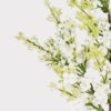 Lifelike Cream Lilac Faux Floral Stems, 30 Inch Artificial Flowers for Spring Decor, Elegant Home Accents, No Watering Needed